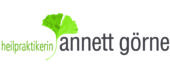 Logo Heilpraktikerin und Shiatsu Therapeutin Annett Görne mit Gingkoblatt